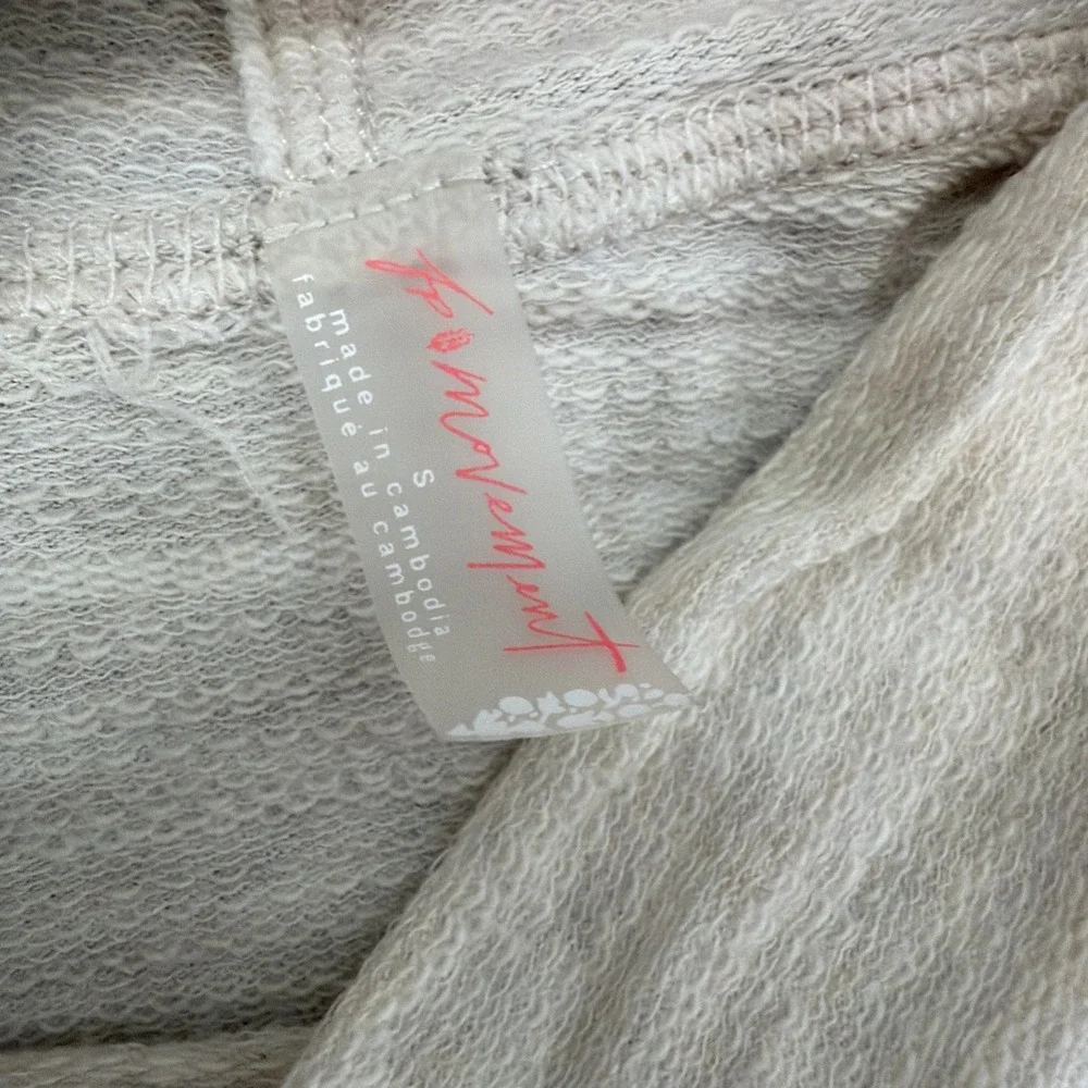 Free People Movement Believe Oversized Mock Neck Lightweight Sweater - Small